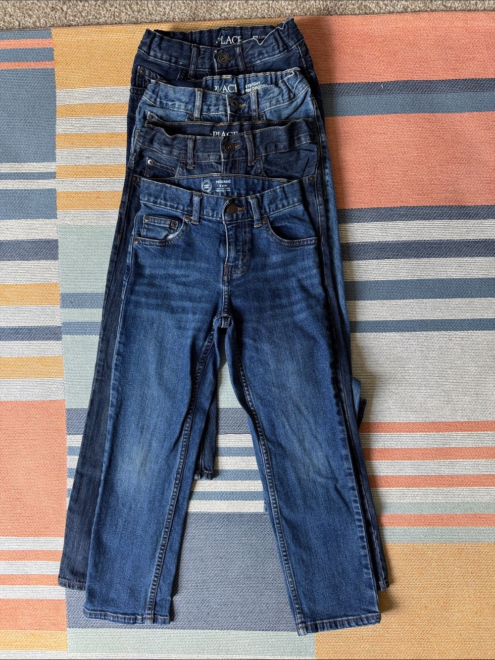 The Children’s Place Kids Blue Denim Jeans Pack - Multiple Blue Washes